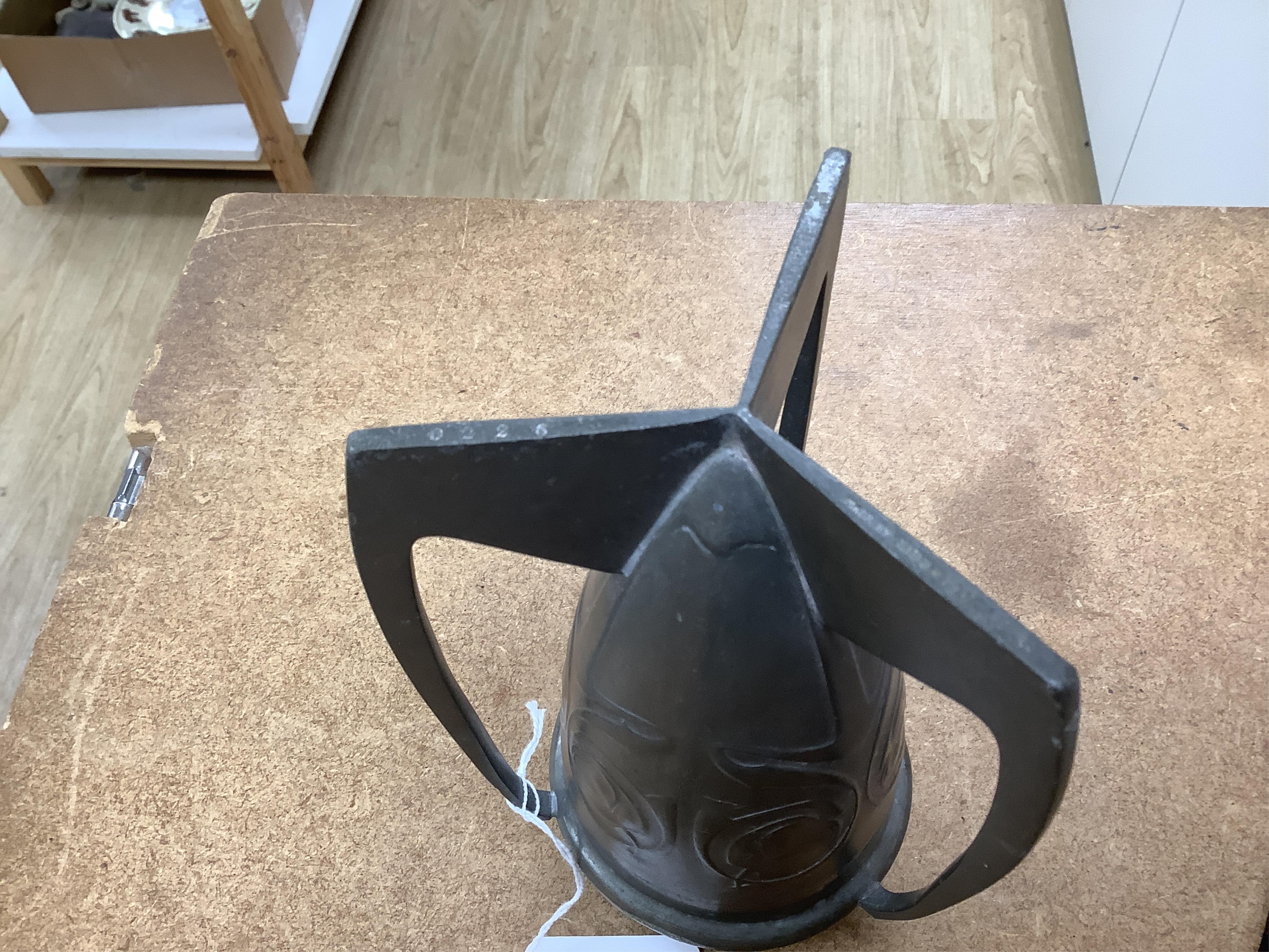 Archibald Knox, a Liberty & Co. Tudric pewter vase, numbered 0226 to the base, 19cm high